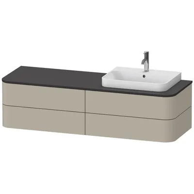 Produktbild von DURAVIT HP4973R6060 WTU HappyD2+ wandh.,408x1600x550mm