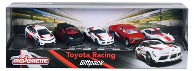 Obrázok produktu pre Majorette Toyota -kilpa-autot, 5 kpl, lahjapakkaus