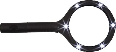 Produktbild von Leselupe 24cm mit 6 LEDs