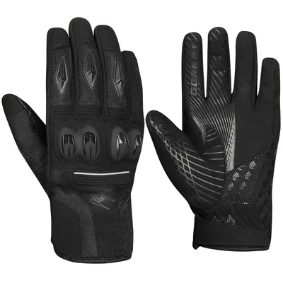 Immagine prodotto di Guanti da moto Germot da uomo Cary, Nero , M