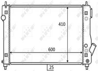 Productafbeelding van Radiateur Chevrolet Aveo 1.4, bouwjaar 01/2008 - 05/2014