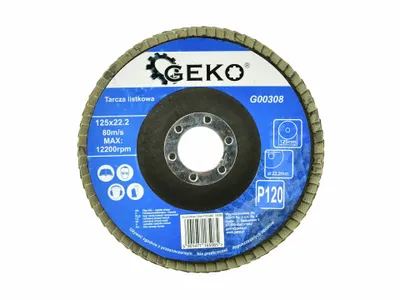 Obrázek produktu pro GEKO Kotouč brusný lamelový 125 mm P120 G00308