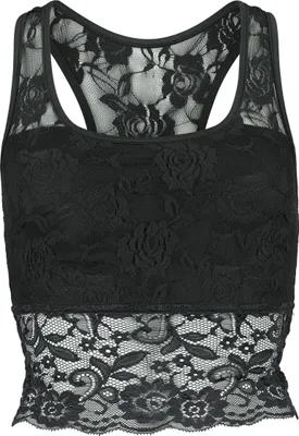 Produktbild von Forplay Top Damen CECILIA schwarz Basics 90% Polyamid, 10% Elasthan M