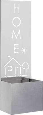 Produktbild von Garten Sichtschutz-Leinwand Silber 50 x 150 cm Edelstahl