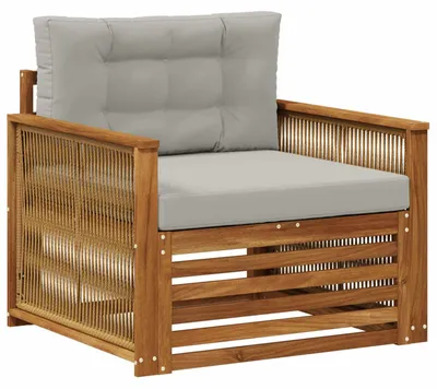Produktbild von vidaXL Outdoor Mittelsofa Natur