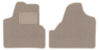 Image de Tapis de sol en moquette pour Peugeot Expert II 2007-2016 (utilitaire) – jeu 4 pièces, beiges, sur mesure – Wielganizator LUX – version W0981