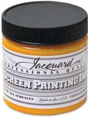 Produktbild von Jacquard Siebdruckfarbe 118 ml goldgelb Textilfarbe