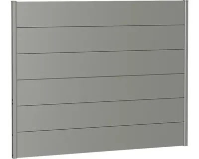 Obrázek produktu pro Kovový plot Biohort 180 x 135 cm žárově pozinkovaný šedý křemen metalický
