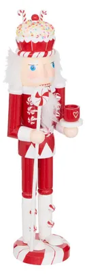 Produktbild von Weihnachtlicher Nussknacker für Feinschmecker, H. 39,5 cm