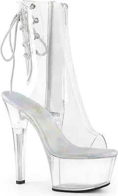 Produktbild von ASPIRE-1018C Damen Booties von Pleaser, Transparent EU 35, US 5