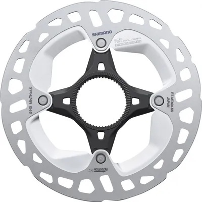 Image de SHIMANO Disque de frein RTMT800SSI 140 mm, denture interne, noir/argenté