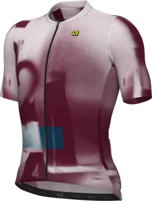 Image de Maillot de cyclisme à manches courtes ALÉ - SOUND PR-E - Blanc/bordeaux L