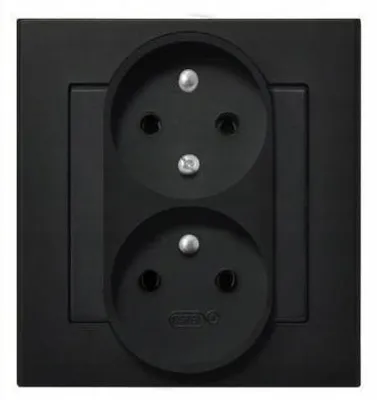 Obrázok produktu pre Ospel GP-2RC/33, Čierna, IP20, 16 A, 84 mm, 45 mm, 90 mm