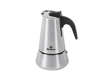Image de Westmark Cafetière espresso, Pour 4 tasses à espresso, Adapté à l'induction, Acier inoxydable, Brasilia Plus, Argent/noir, 24662260