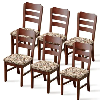 Immagine prodotto di Set di 6 copri-sedie elasticizzati per la sala da pranzo