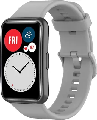 Image de imoshion Bracelet en silicone pour la Huawei Watch Fit - Gris