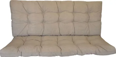 Produktbild von Premium Kissen , Polster für Hollywoodschaukel , Gartenschaukel , Gartenbank B 130 cm , Fb. Colore grigio tenue (soft grau)