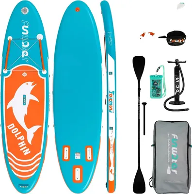 Produktbild von Aufblasbares Paddleboard, leichtes Design, rutschfeste Oberfläche, SUPFW08C