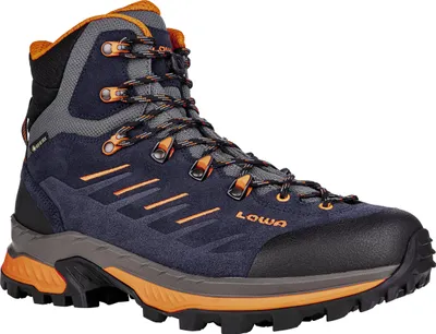Zdjęcie produktu dla LOWA RANDIR GTX MID, Męski, Dorosły, Granatowy (marynarski), Pomarańczowy, Buty outdoorowe, Wędrówki, Trekking, standard
