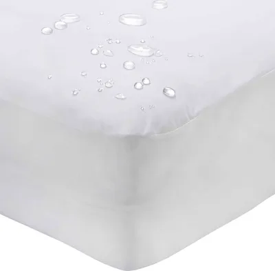 Produktbild von Matratzenschoner BxL+H 90x200+30 cm Weiß Wasserdichte Atmungsaktive Matratzenauflage Hygienischer Anti-Milben-Matratzenbezug, 2023100