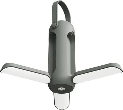 Image de (Vert) Lampe de camping Grande capacité d'éclairage Portable USB rechargeable Lampe de camping suspendue