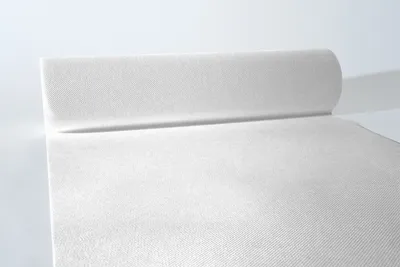 Produktbild von Airlaid Tischläufer Lias in Weiß, 40 cm x 24 m , 1 Stück - Mank - Ornamente