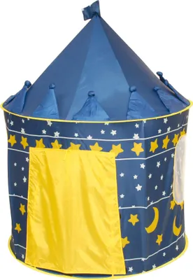 Image de roba Tente de jeu, tente pour enfants 'Lune et étoiles', maison de jeu en tissu, sac inclus