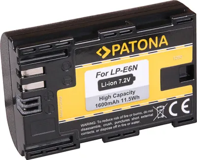 Immagine prodotto di Canon LP-E6/LP-E6N 1600mAh agli ioni di litio