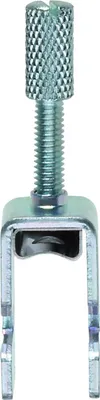 Productafbeelding van CONTA-CLIP EMV schroefklem, SSAB afschermklem voor samensnoeringsbus, 10,0x3,0 mm, afschermdiameter 3,0 mm - 8,0 mm, geschikt voor