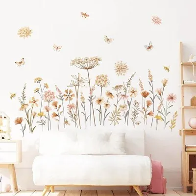 Produktbild von Famanu Wandtattoo Boho Blumen - Wilde Blumen