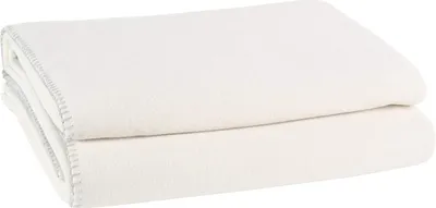 Immagine prodotto di Zoeppritz Basis Soft-Fleece offwhite blanket 010 65% Polyester, 35% Viscose 110x160 103291 offwhite 110x160 (103291 | 4051244573580)