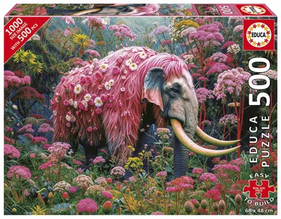 Obrázek produktu pro Educa - Kvtinov slon Puzzle - 500 dlk
