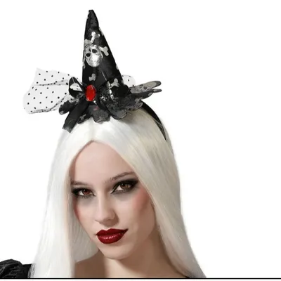 Image de Bandeau chapeau sorcière Halloween