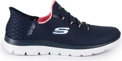 Produktbild von Skechers Damen-Sneaker SLIP-INS: SUMMITS - DIAMOND D Blau-Pink-Weiß, Farbe:blau, EU Größe:35
