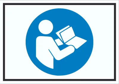 Produktbild von Gebrauchsanweisung beachten Symbol Schild A3 (297x420mm)