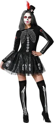 Immagine prodotto di Costume da scheletro incandescente Atosa Nero XS-S Nero XS-S