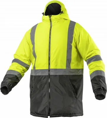 Produktbild von Högert Winter Warnschutzjacke "Leda" in Gelb XXL
