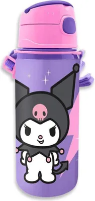 Obrázek produktu pro Hliníková láhev Hello Kitty Kuromi 600 ml