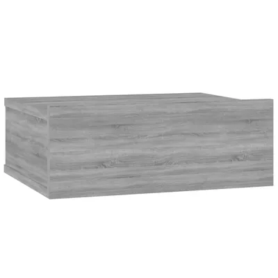 Produktbild von Hängender Nachttisch Grau Sonoma 40x30x15 cm Holzwerkstoff