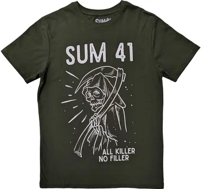 Obrázek produktu pro Sum 41 - Tričko "Reaper" pro muže/dámy Uni RO5926 (M) (Zelená)