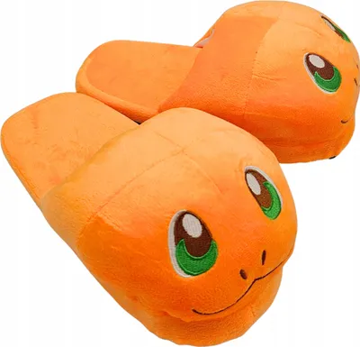Produktbild von Kinderhausschuhe, warme Hausschuhe, Pokémon Charmander, Größe 35-38