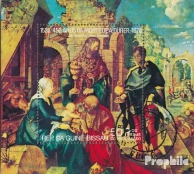 Produktbild von Briefmarken Guinea-Bissau 1978 Mi Block126A (kompl.Ausg.) gestempelt Albrecht Dürer