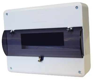 Productafbeelding van Modulaire verdeelkasten, wandmontage, 1x12, N+PE met rookklep, IP30, Karlik OB-12ZZK