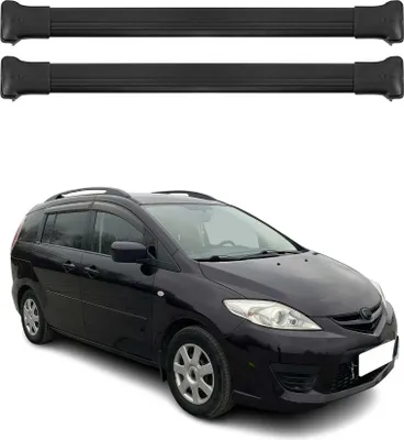 Produktbild von Dachträger Grundtäger für Mazda 5 / Premacy 2005-2010 75kg Alu Schwarz 2tlg