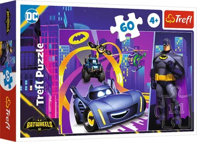 Image de TREFL Puzzle Batman et Batwheels 60 pièces