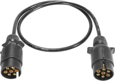Productafbeelding van Verlengkabel Aanhanger 7-polig 12V Kort 80 cm voor Caravan en Trekhaak