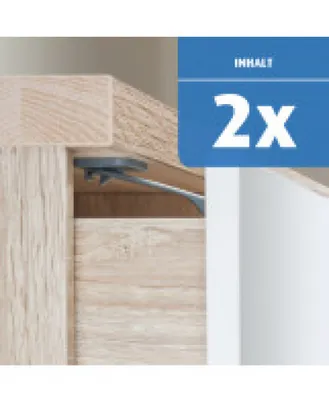 Produktbild von Reer DesignLine Schubladen- und Schranktürsicherung zum Kleben oder Schrauben, anthrazit