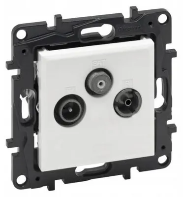 Produktbild von Legrand Niloe Step Antennendose TV-R-SAT Abschlussdose Weiß