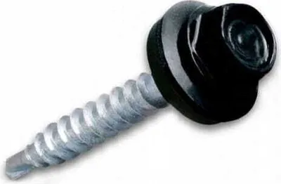 Obrázek produktu pro Farmářský šroub 4,8x35mm 20ks se šestihrannou hlavou černý