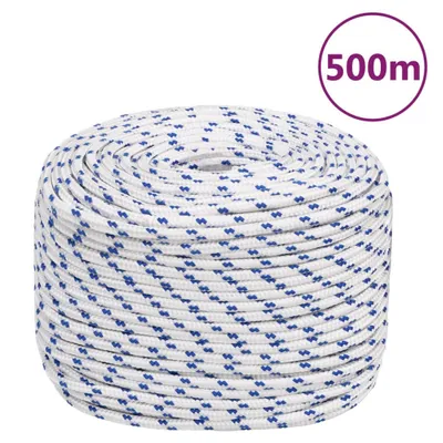 Immagine prodotto di vidaXL Corda per barche bianca 10 mm 500 m polipropilene